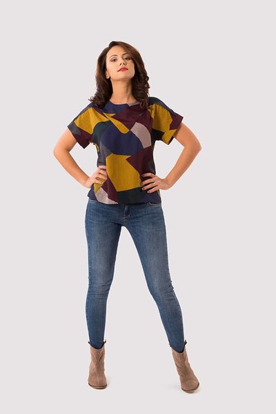 No Ddl Color Block Top